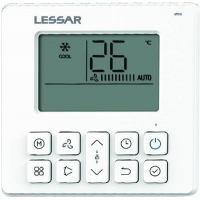 LESSAR LS-HE18BCWE2/LU-HE18UWE2/LZ-B4CUB Инверторный компактный кассетная сплит-система ECO ENERGY